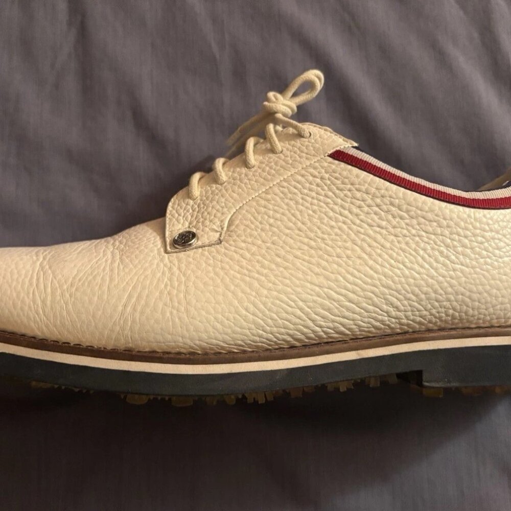 G/Fore G4 Gallivanter Golf Shoes Sneaker Men’s 10.5 Blue/White /Red Trim - Picture 6 of 6